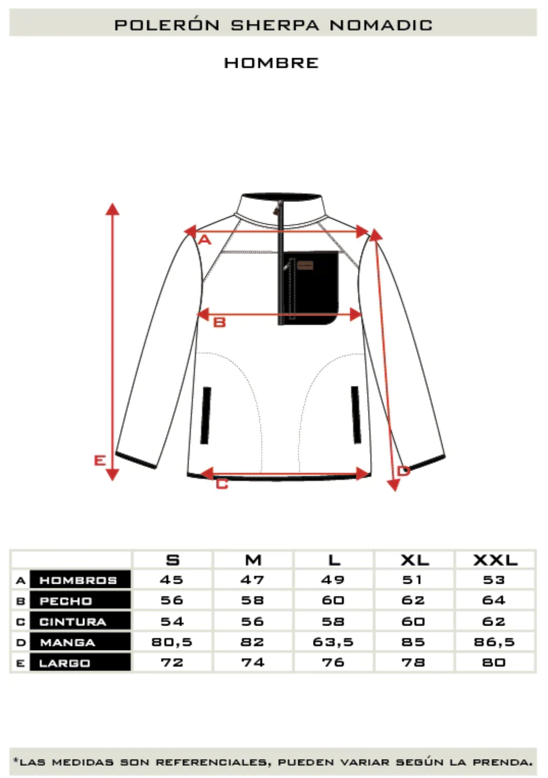 Polerón Sherpa Nomadic Hombre Falcone -7