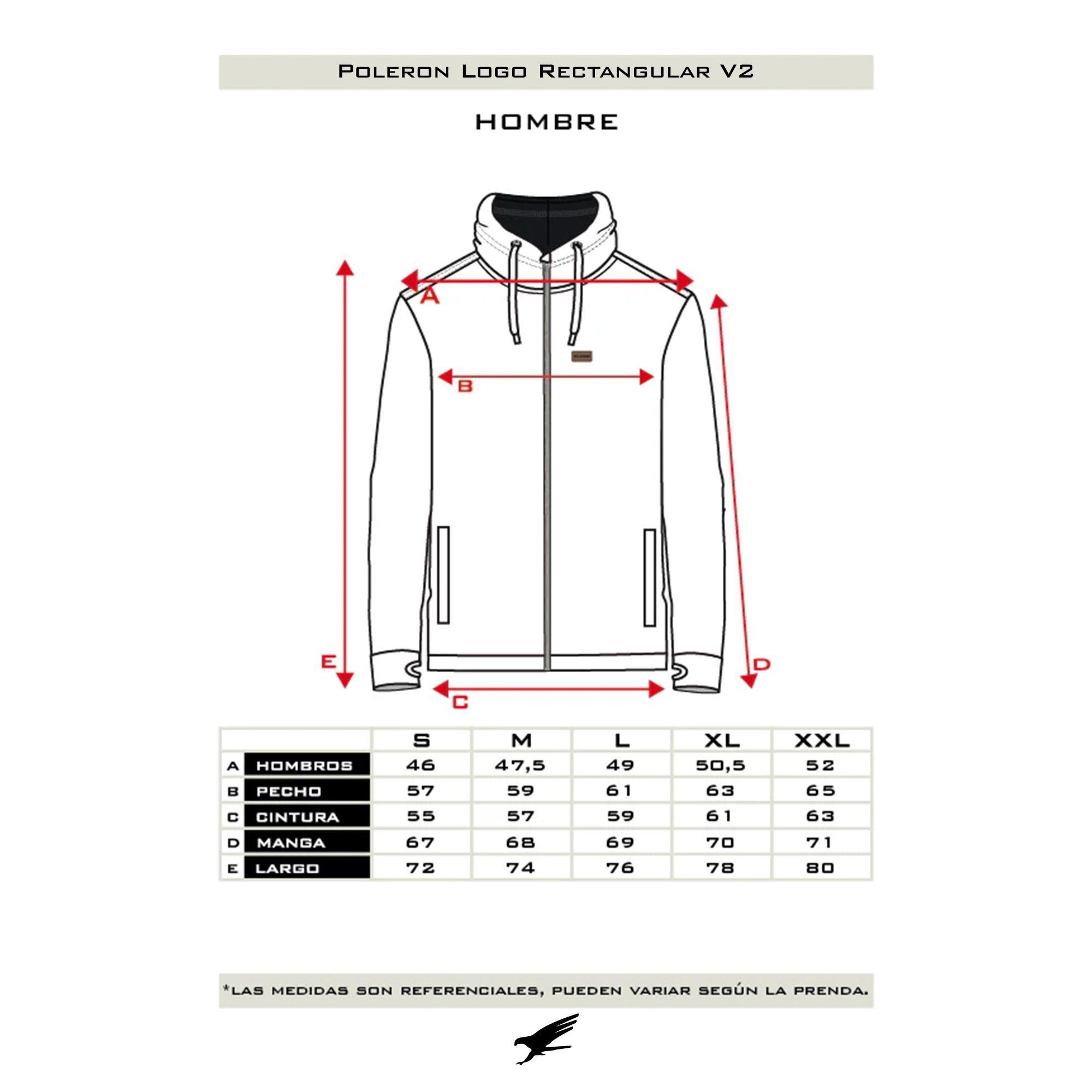 Polerón Rectangular Logo V2 Hombre Falcone-2