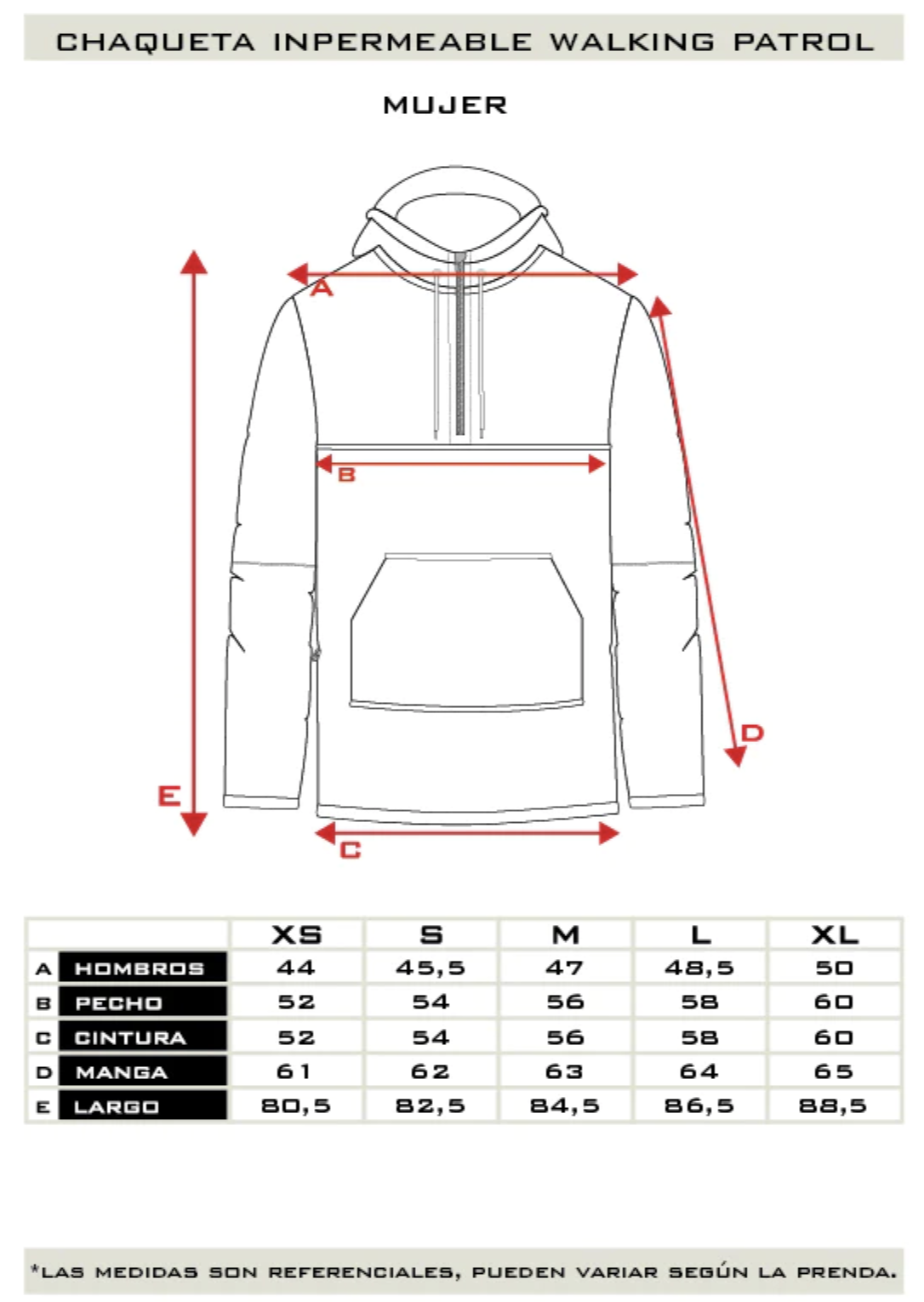 Chaqueta Impermeable Walking Patrol Mujer Falcone -5
