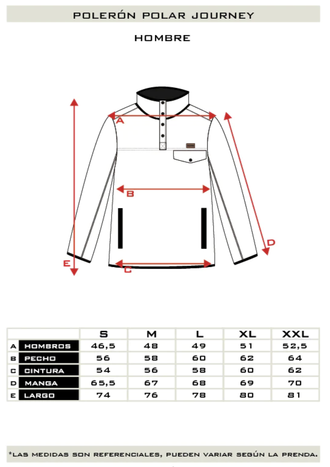 Polerón Polar Journey Hombre Falcone-5