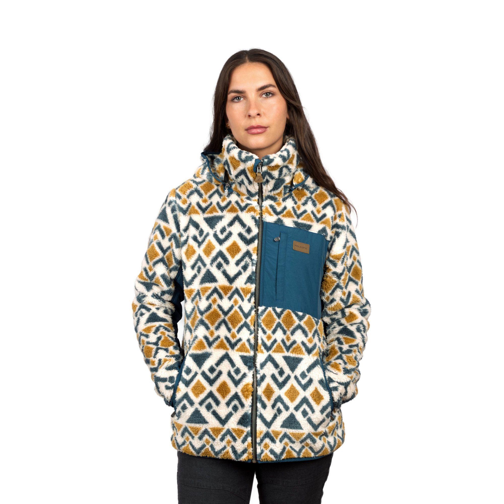 Chaqueta Shaggy Waves Mujer Falcone-2