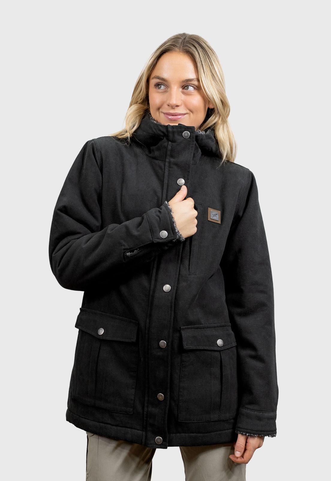 Chaqueta Canvas Reversible Woodstone V2 Mujer Falcone -3
