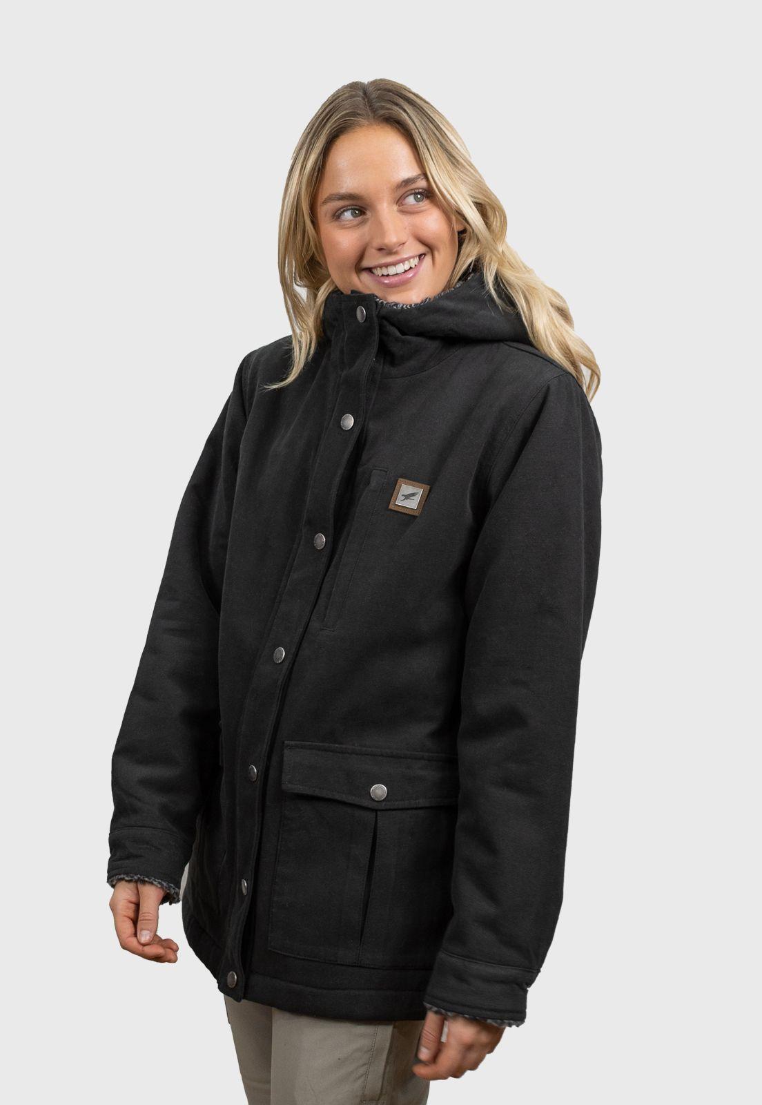 Chaqueta Canvas Reversible Woodstone V2 Mujer Falcone -2