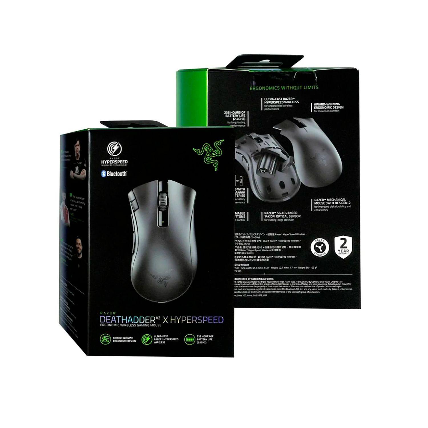 Mouse Inalámbrico Razer Deathadder V2 X Hyperspeed 14000 DPI-3