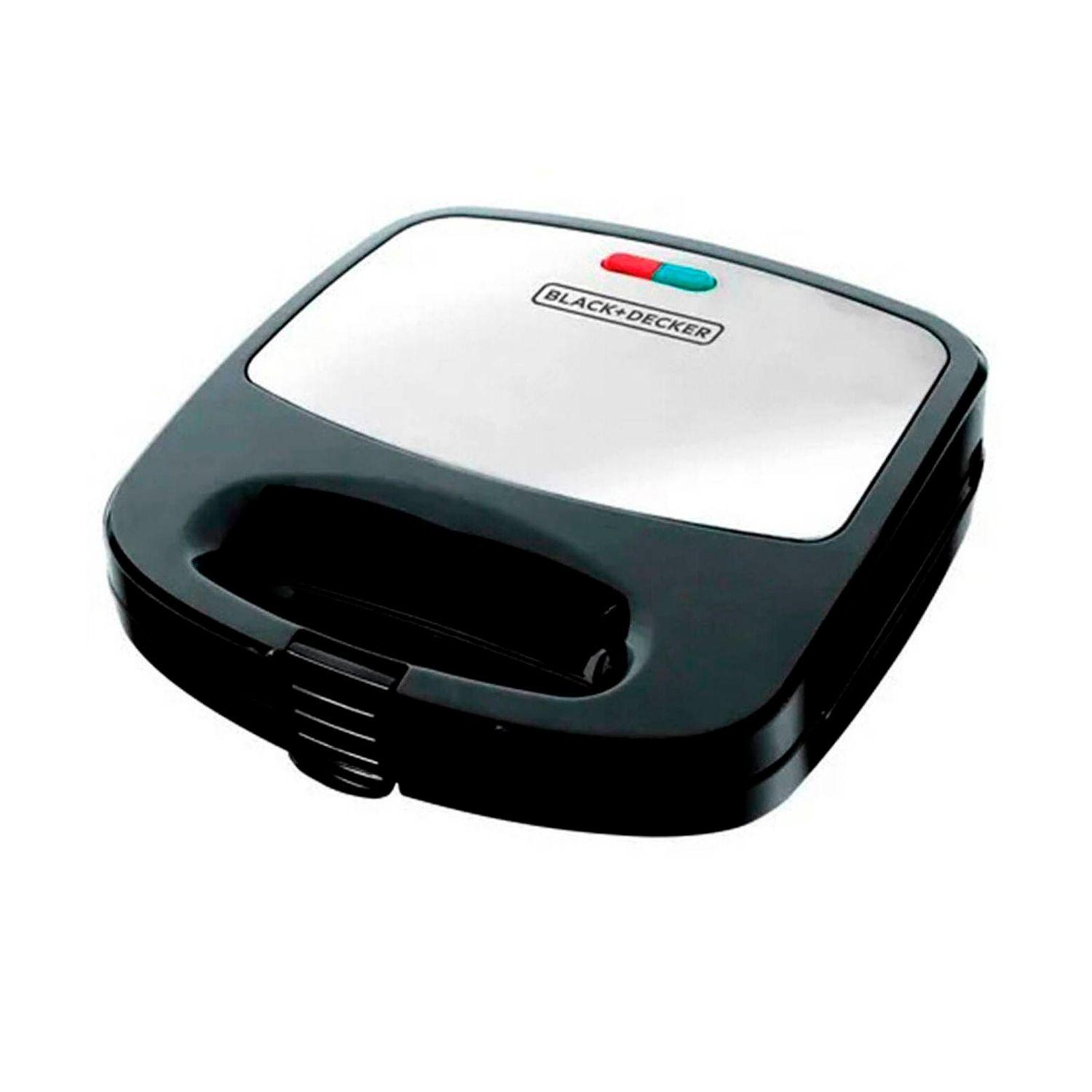Sandwichera Black+Decker WM2000S 3en1 Waflera+Parrilla 700W-0