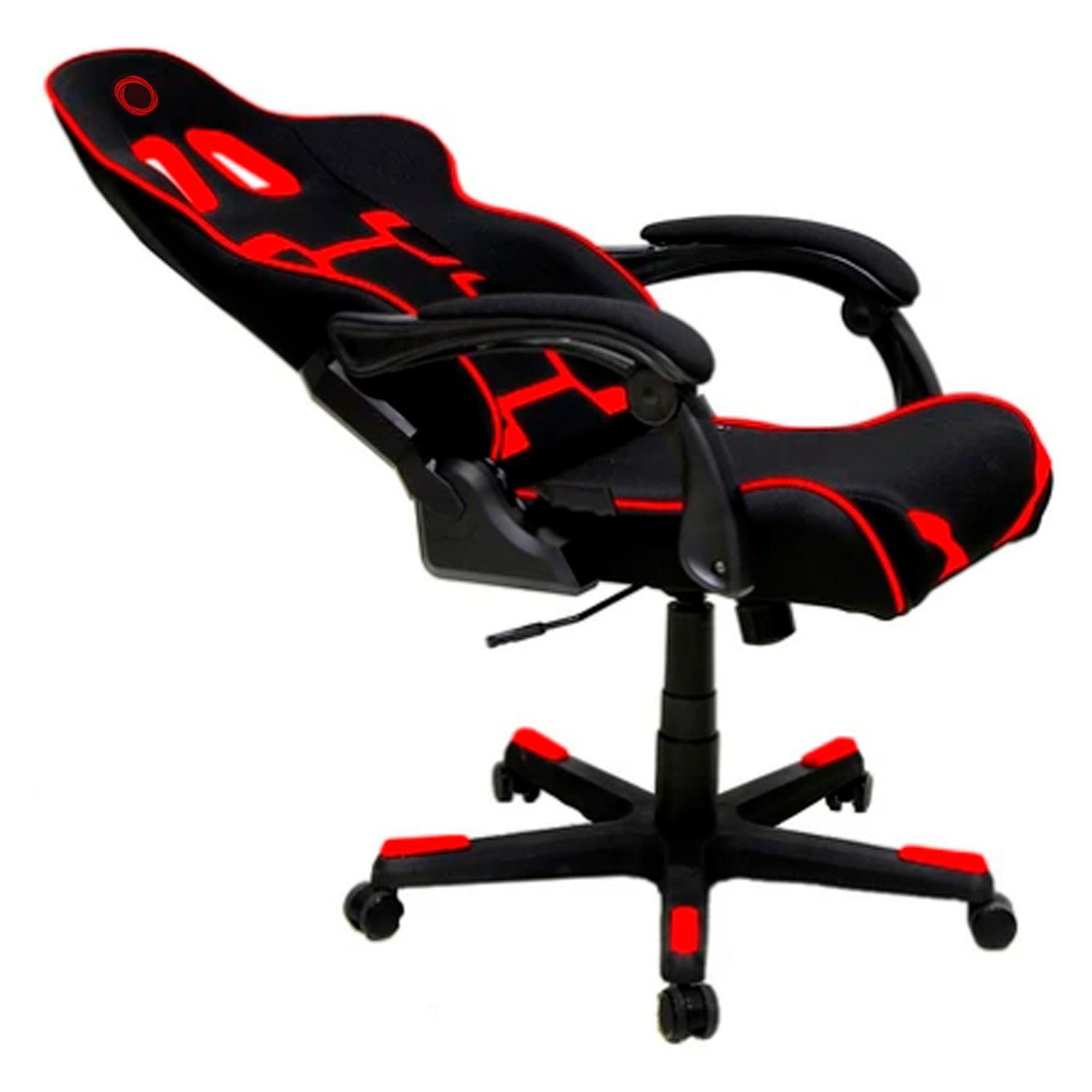 Silla Gamer Nibio Savage Reclinable 160° Regulable Roja-3