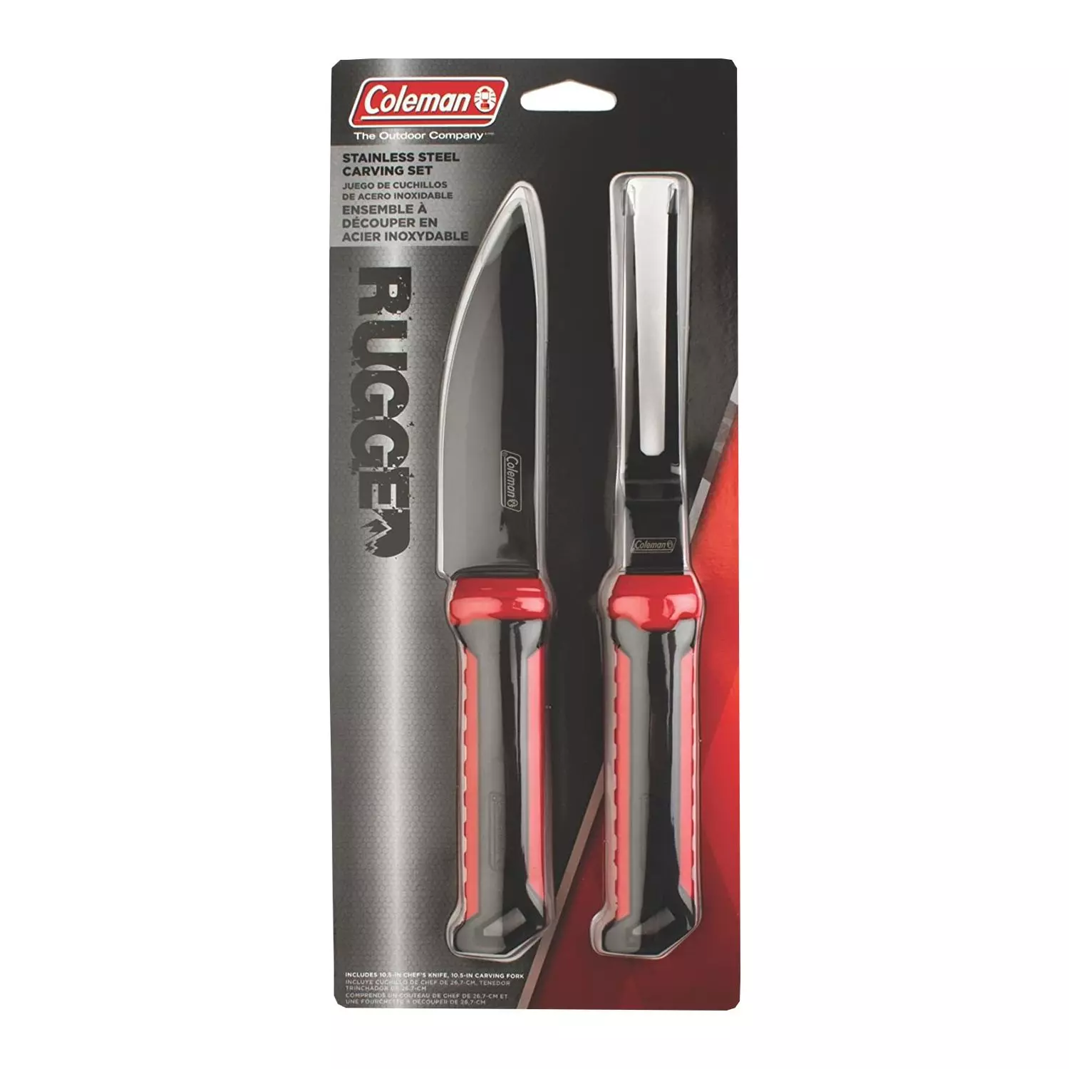 Set De Pincho + Cuchillo Coleman Rugged Negro-3