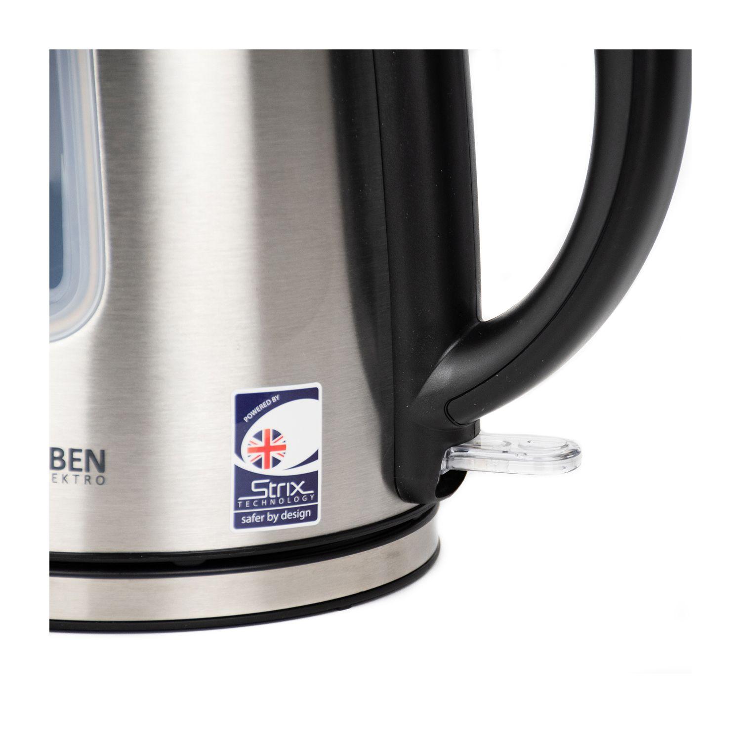 Hervidor Eléctrico Thorben Steel 1700 1,7L Acero Inox 2200W-2