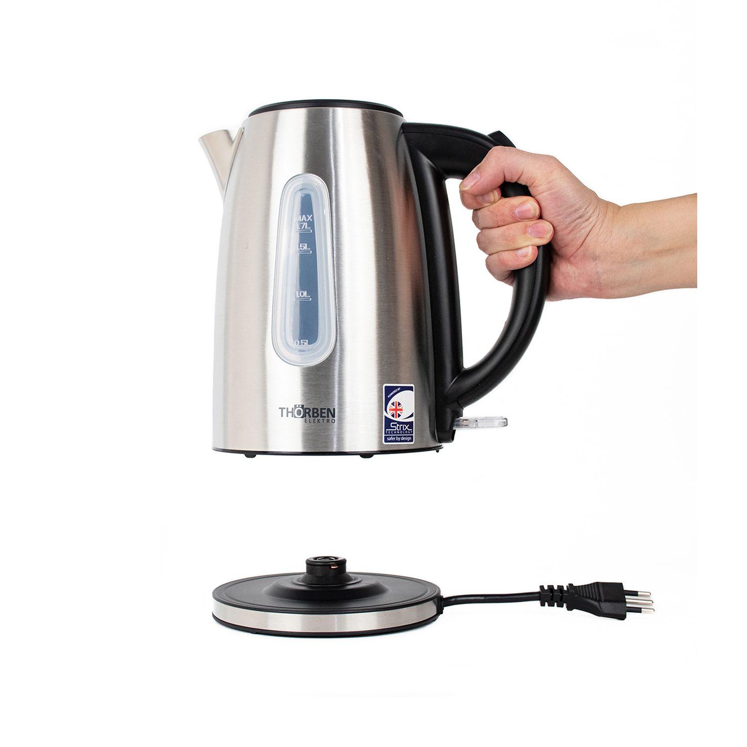 Hervidor Eléctrico Thorben Steel 1700 1,7L Acero Inox 2200W-3