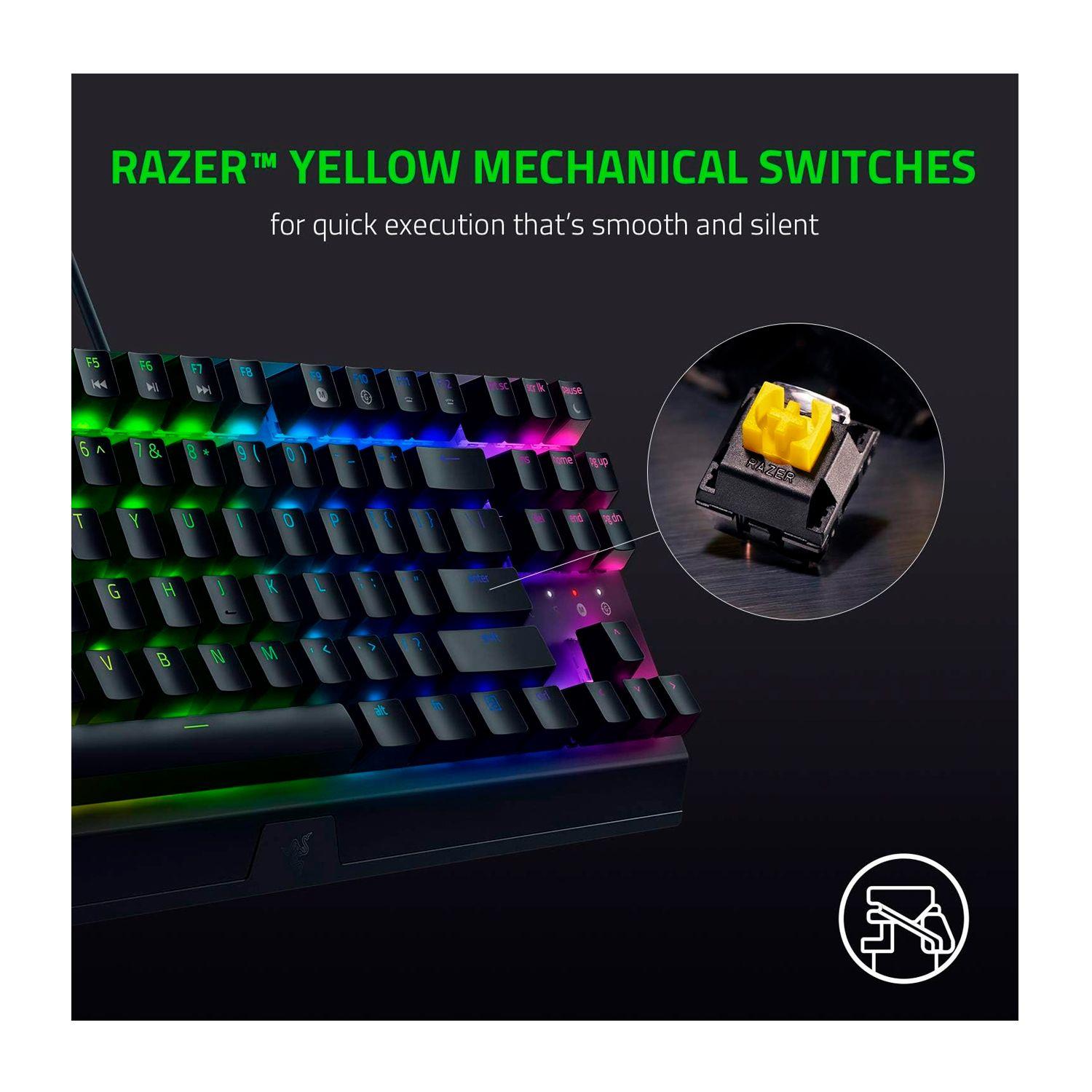 Teclado Razer BlackWidow V3 Tenkeyless Yellow Switch Español-1