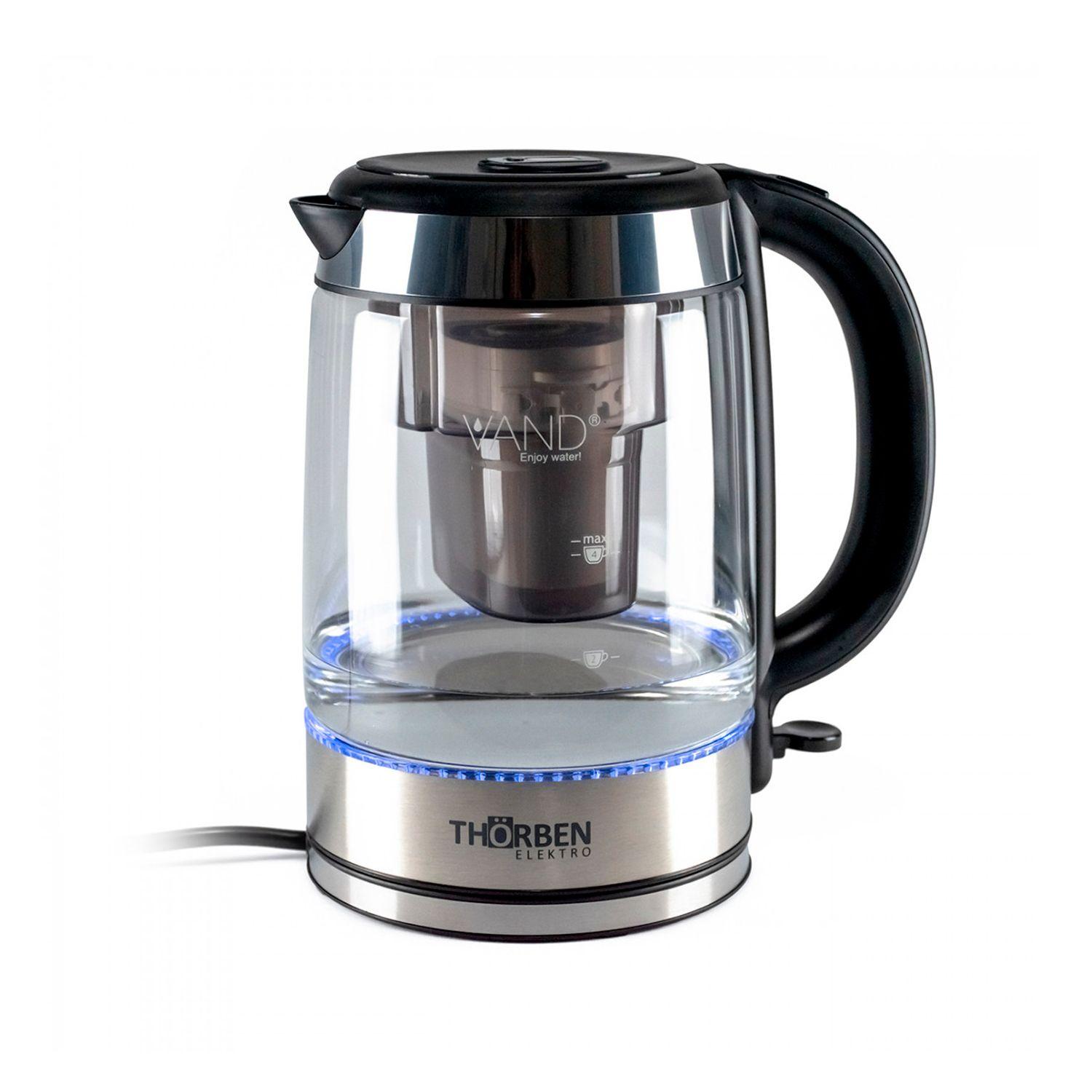 Hervidor con Filtro de Agua Thorben AquaFilter Glass 1,7 lt-0