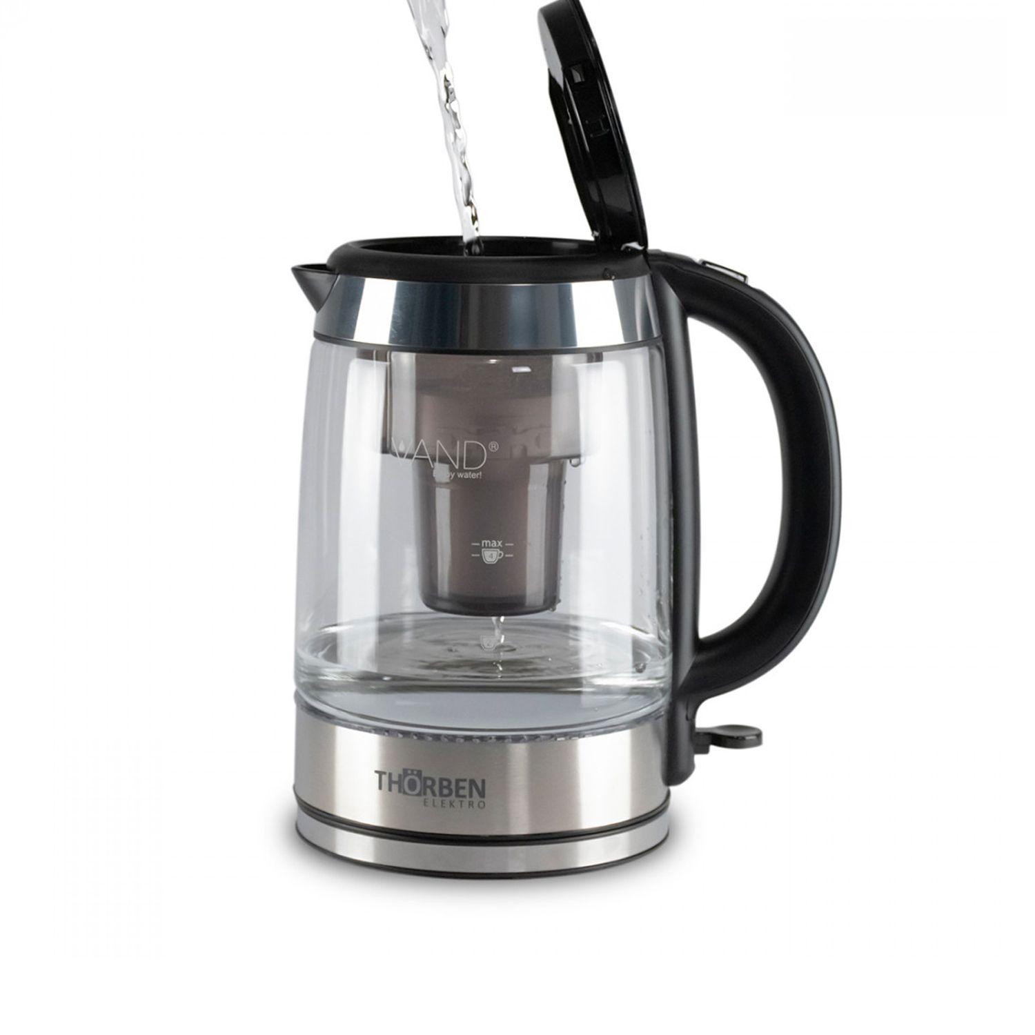 Hervidor con Filtro de Agua Thorben AquaFilter Glass 1,7 lt-1