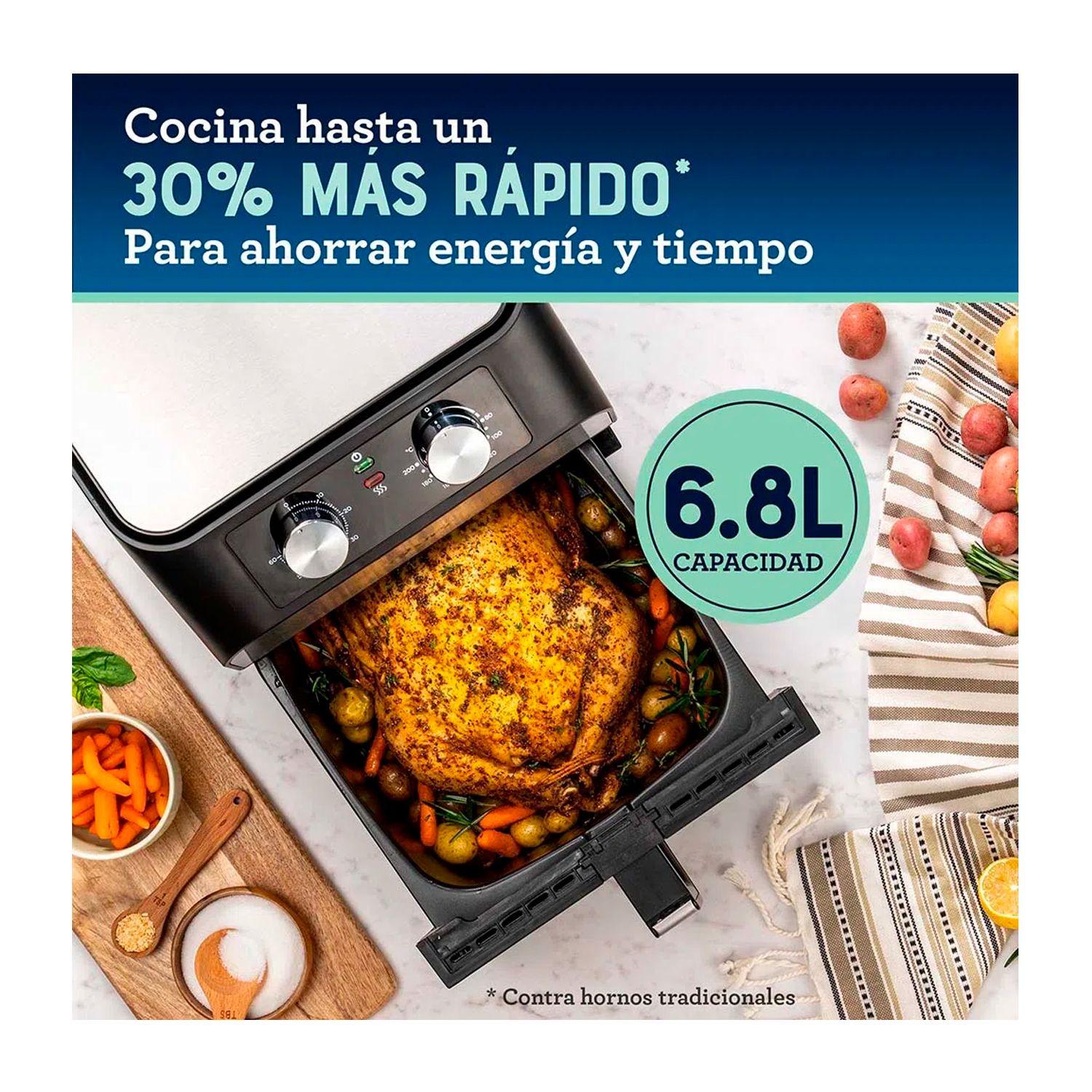 Freidora de Aire Oster CKSTAF68T 6.8 Litros Gris 1700W-2
