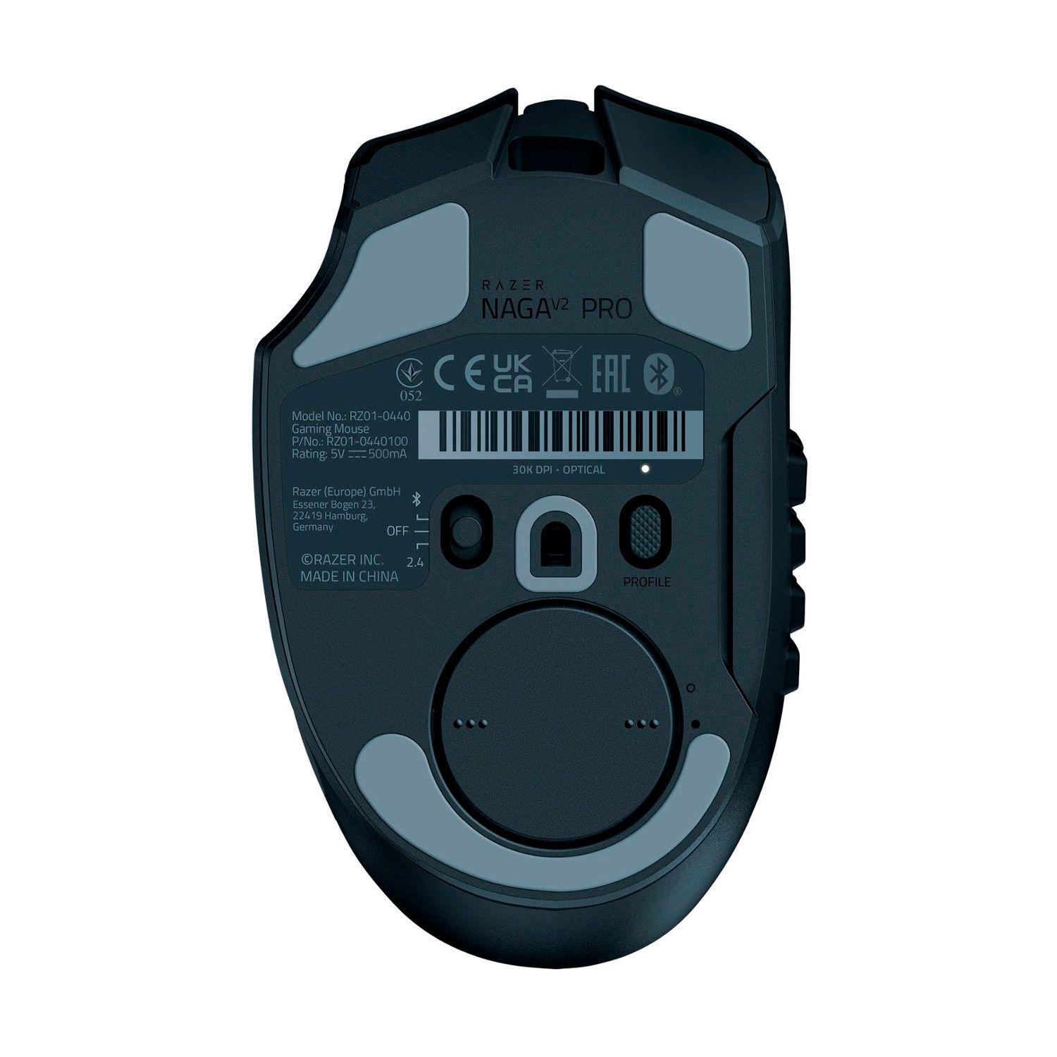 Mouse Inalámbrico Razer Naga V2 Pro RGB 12 bot -3