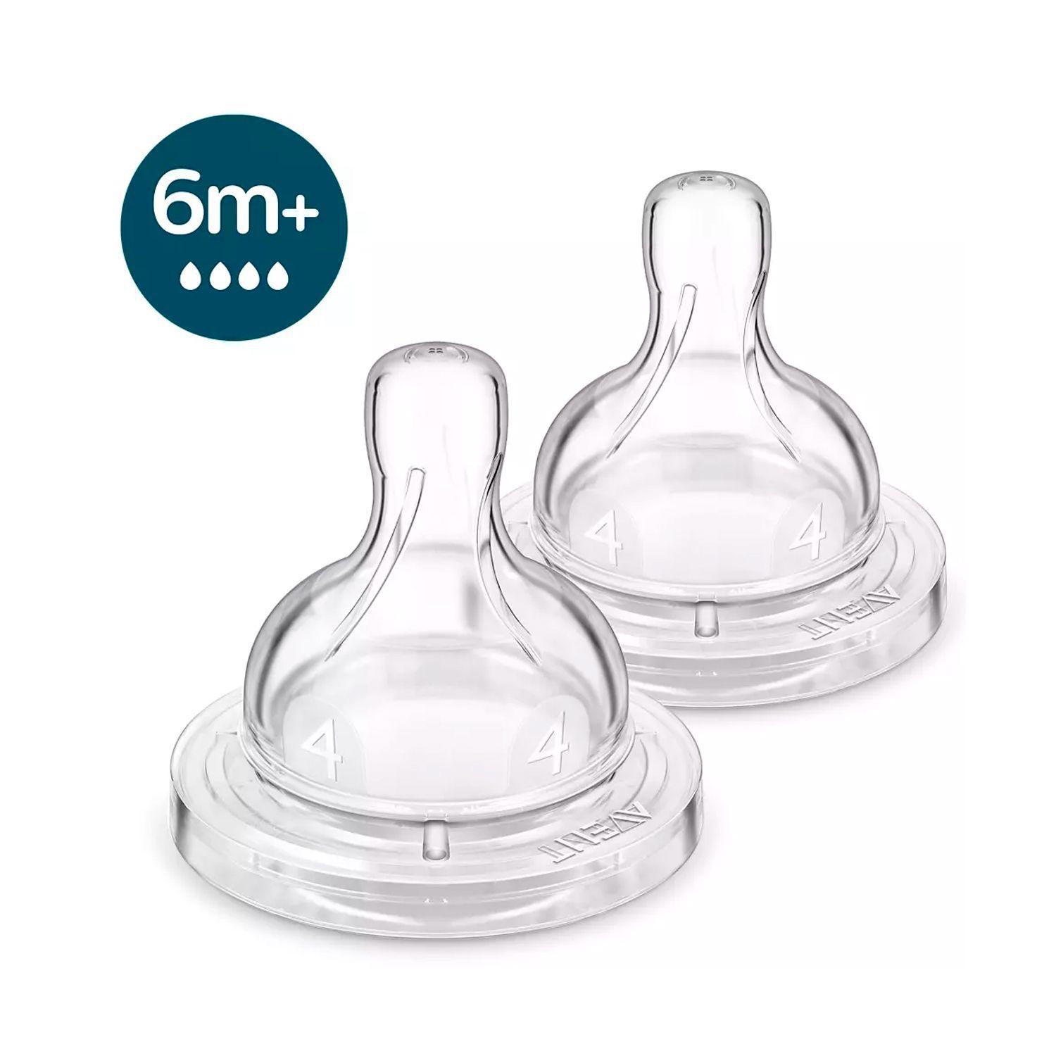 Tetina Avent Anticólicos 6m+ Flujo rápido 2UN-0