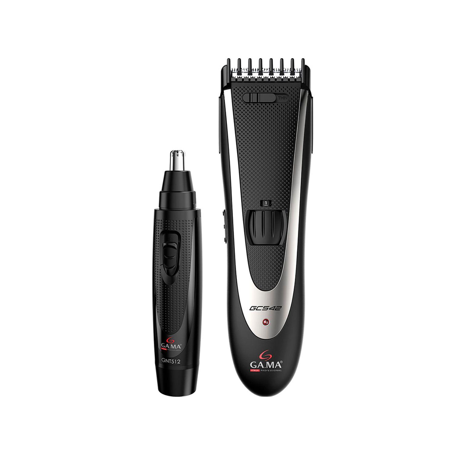 Set Corta Pelo Gama GCS 544 Barba Clipper y Nose-0