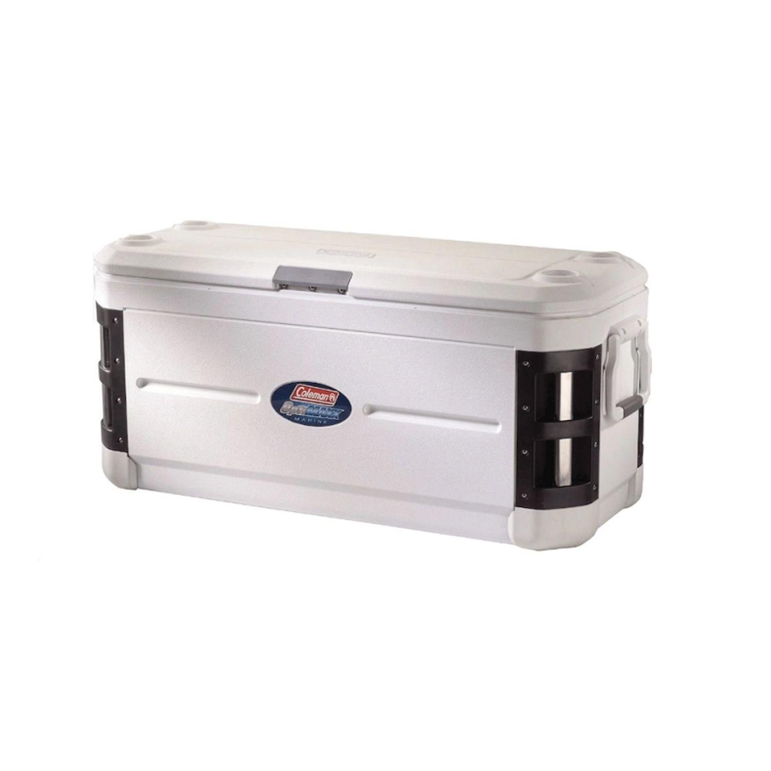 Cooler Coleman 200QT Marine White Tri-0