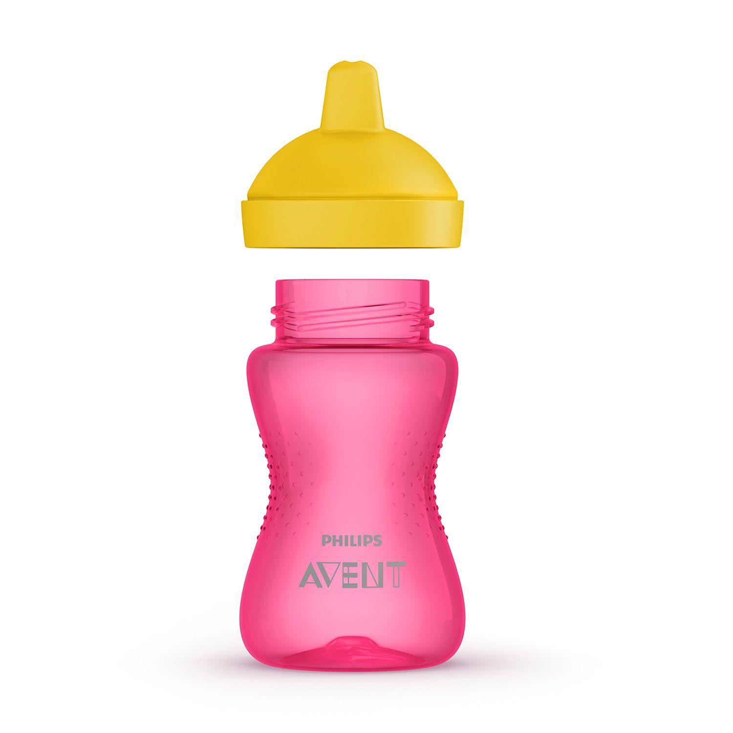 Vaso con Boquilla 300ml +12m Rosado-2