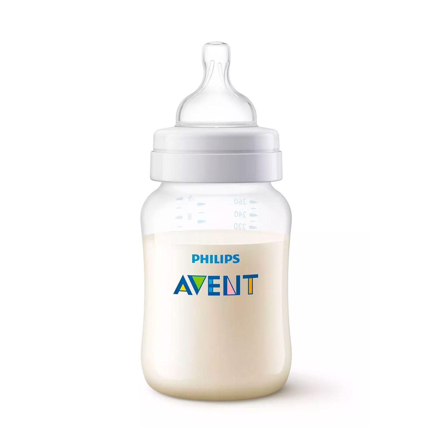 Mamadera Avent Anticólicos 260ml 1m+-0