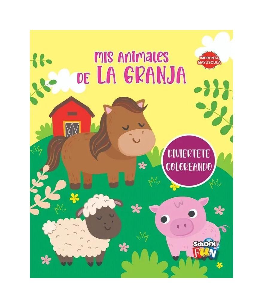LIBRO DIVIERTETE COLOREANDO- MIS ANIMALES DE LA GRANJA | VA-0