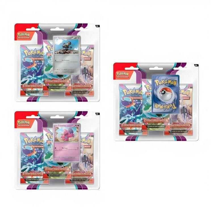 ESCARLATA & PÚRPURA: EVOLUCIONES EN PALDEA 3 - BLISTER-0