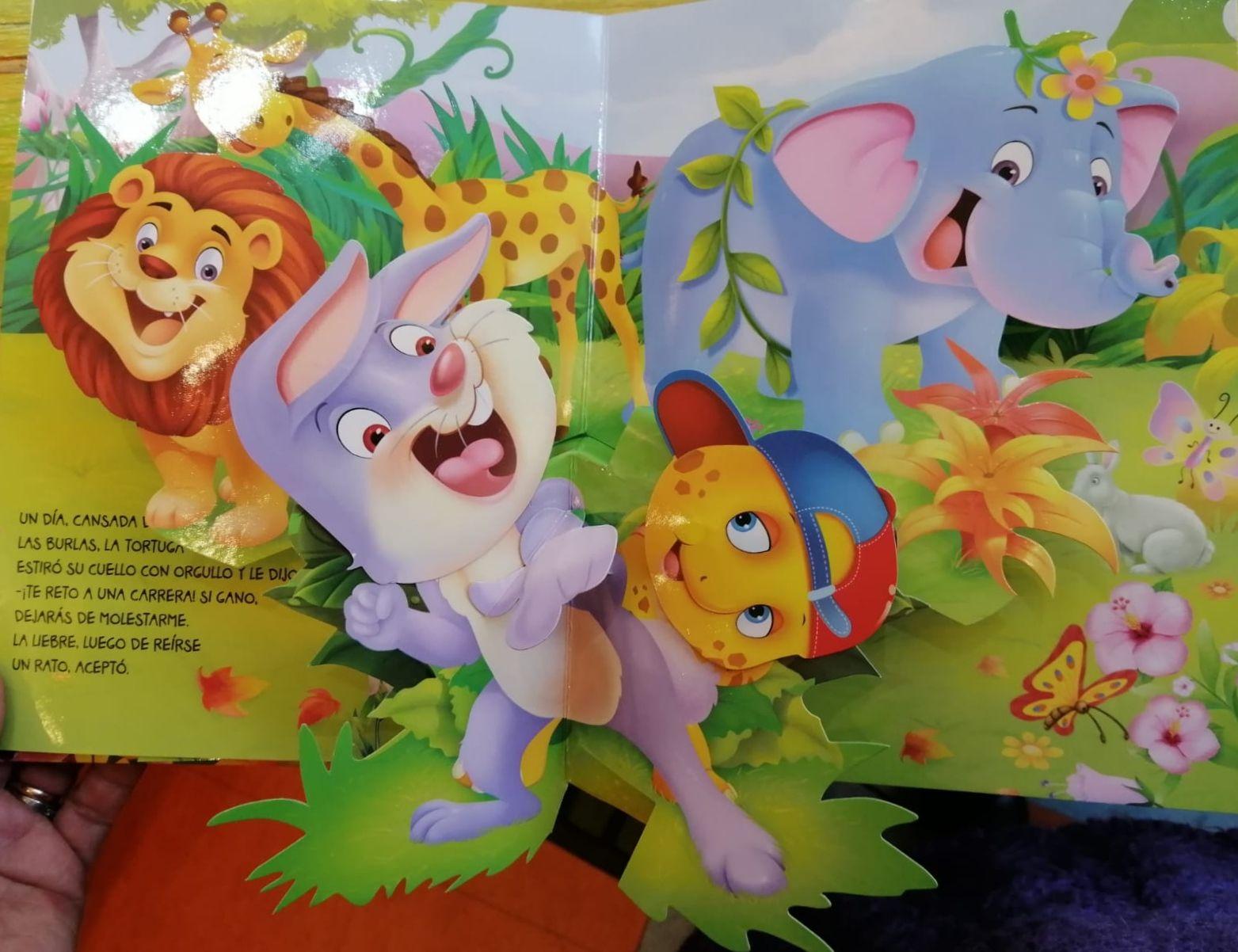 La Liebre Ya La Tortuga. Fabu Pop 3d - Editorial Brijbasi-3