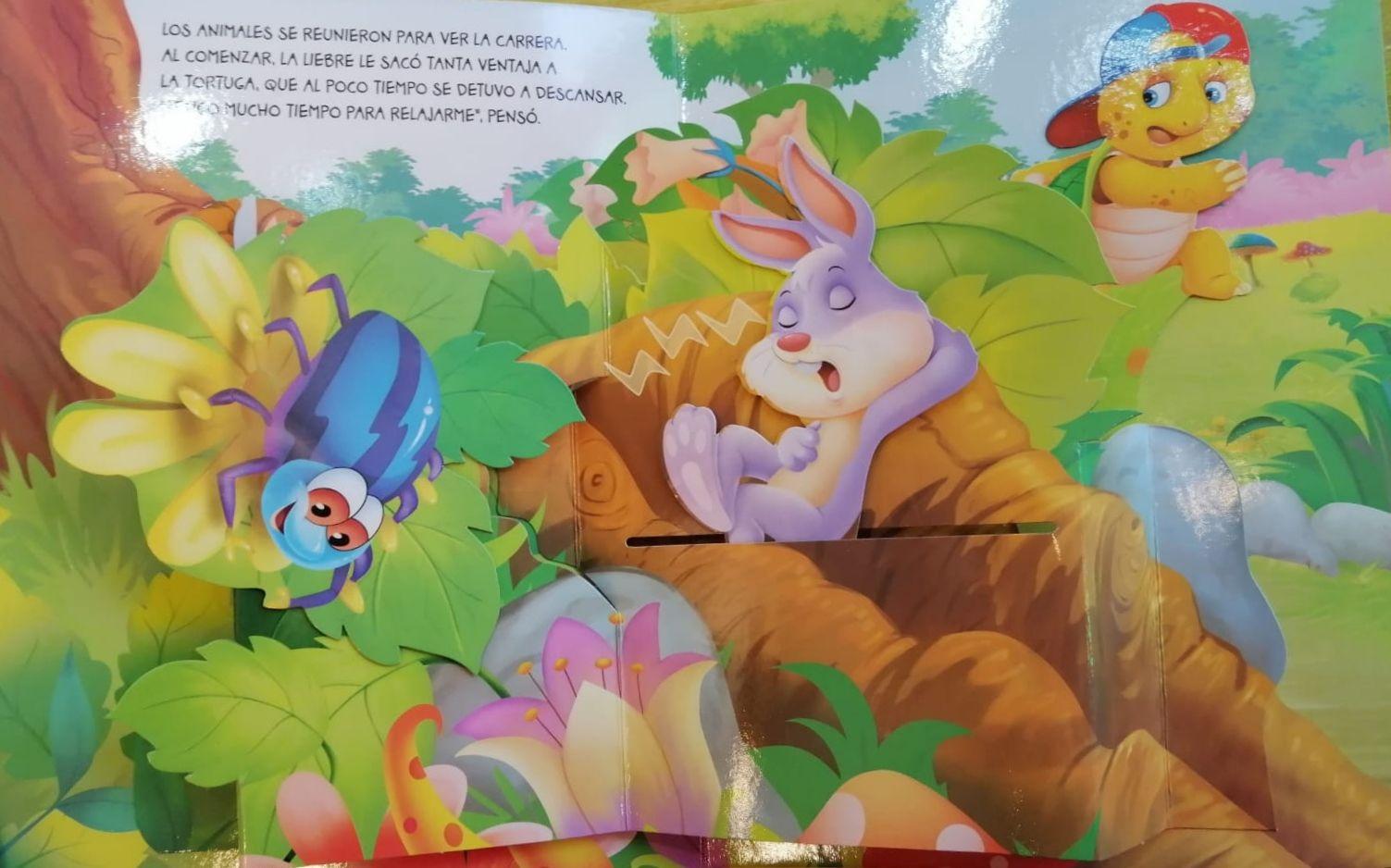 La Liebre Ya La Tortuga. Fabu Pop 3d - Editorial Brijbasi-5