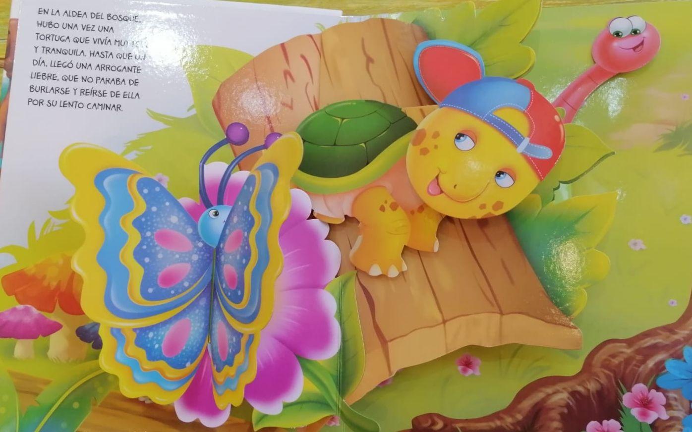 La Liebre Ya La Tortuga. Fabu Pop 3d - Editorial Brijbasi-6