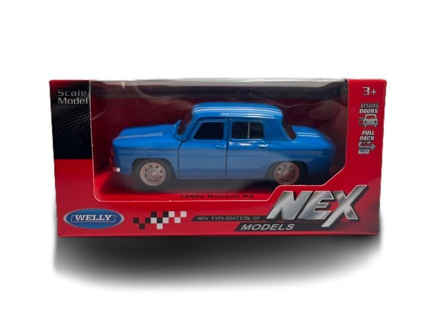 Renault R8. Auto Miniatura Welly. Escala 1:34 1:36-2