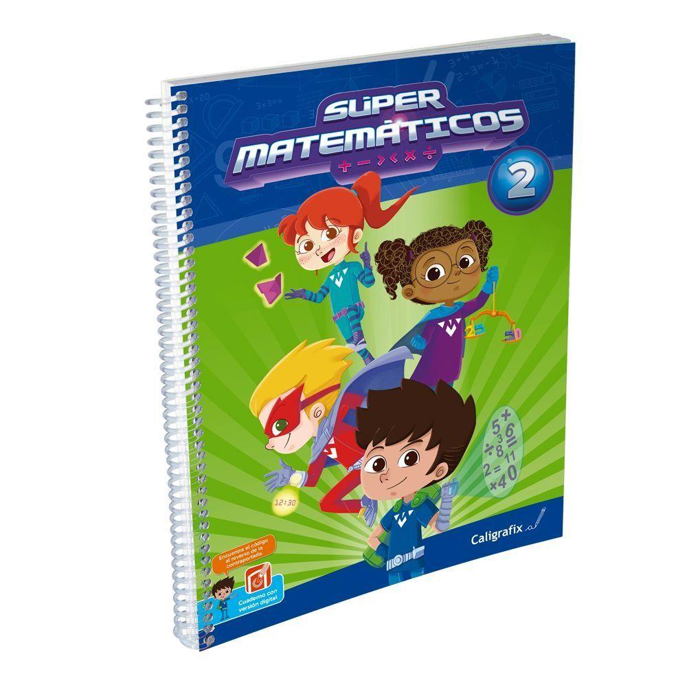 TEXTO SUPER MATEMATICOS 2 | Editorial Caligrafix  | 433-0