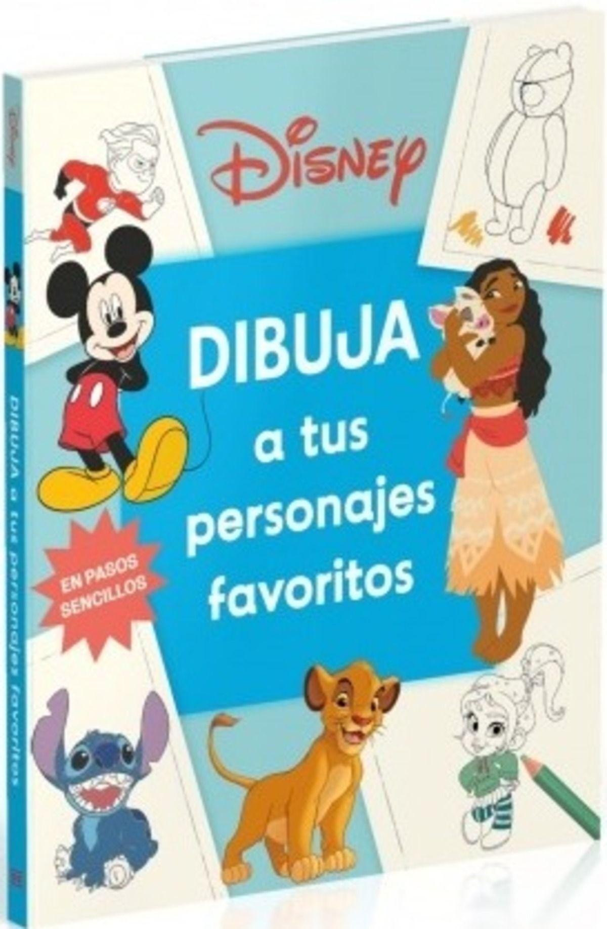 LIBRO Disney Dibuja A Tus Personajes Favoritos (latam)-0