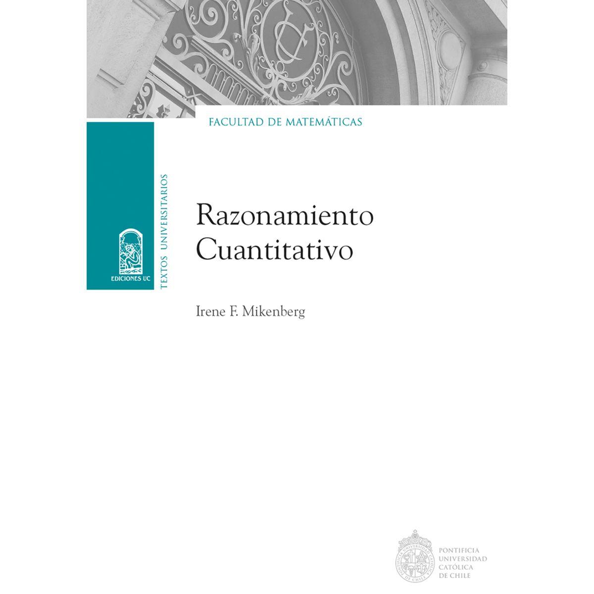 RAZONAMIENTO CUANTITATIVO | IRENE MIKENBERG  | 410-0