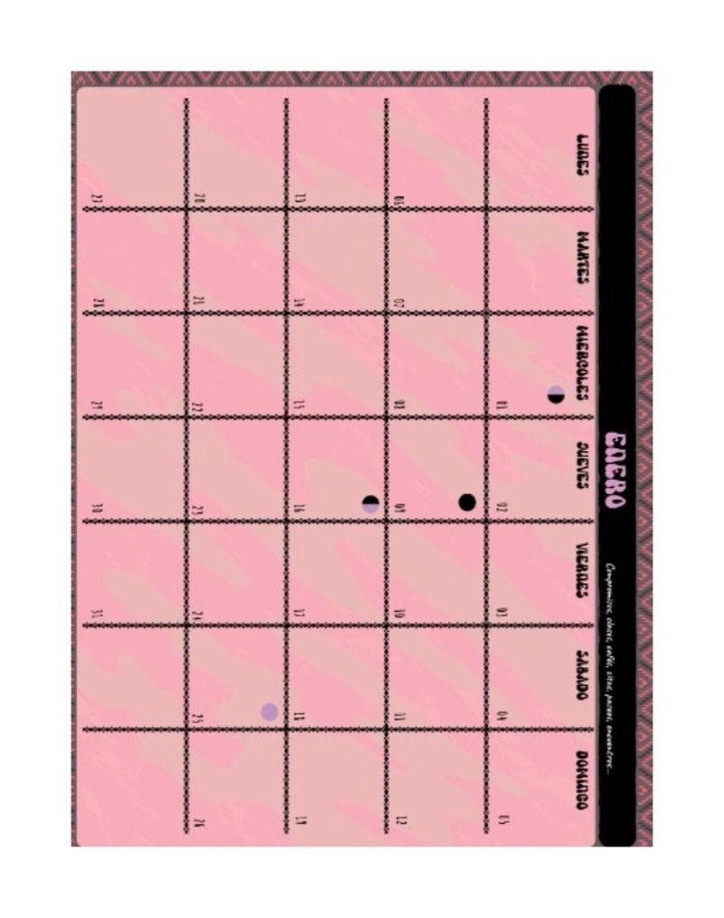 Agenda Pascualina 2025 California Blues | The Pinkfire | 4-2