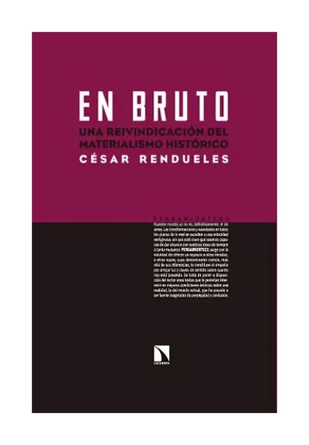 En Bruto | Cesar Rendueles | CATARATA | 727-0