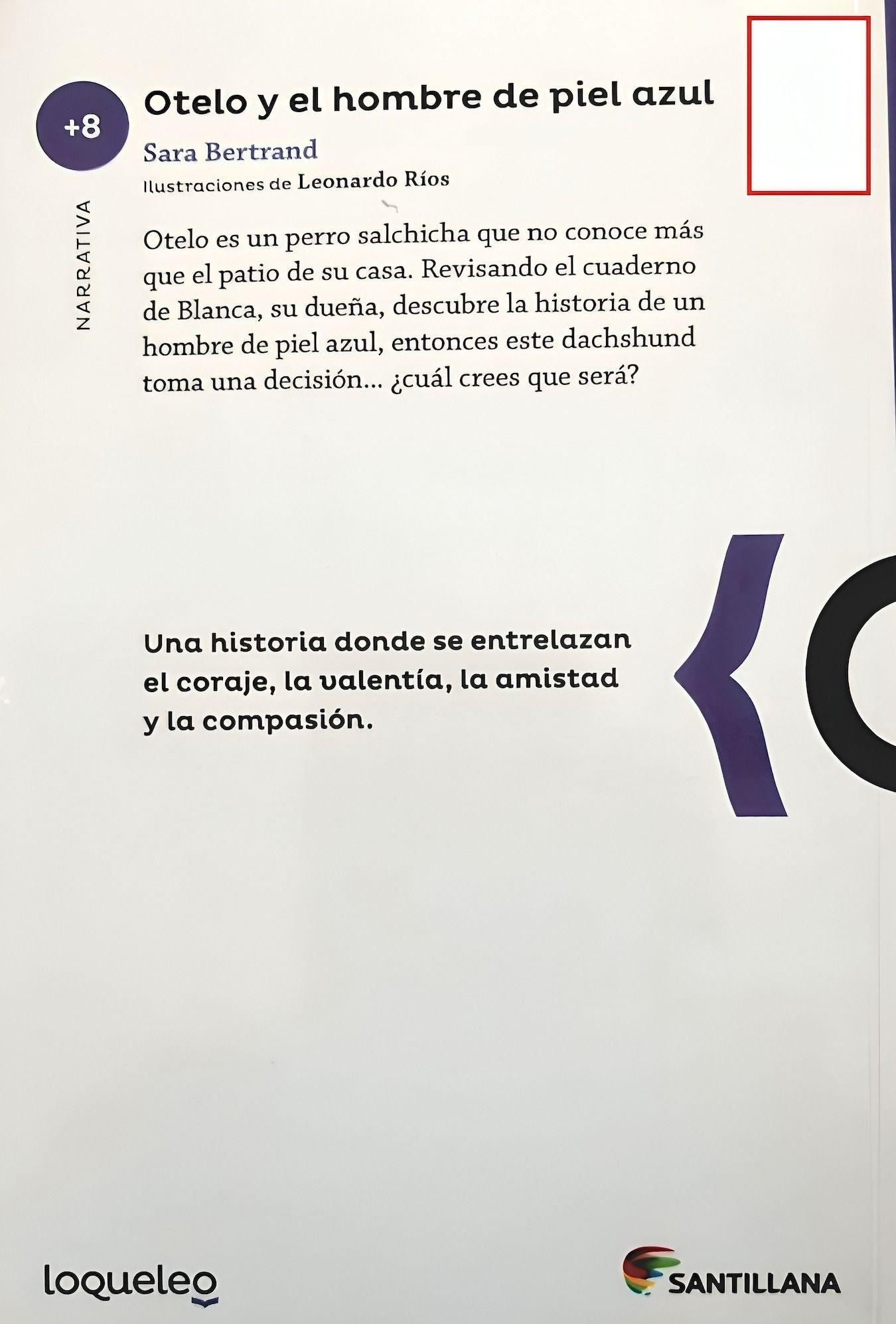 Otelo Y El Hombre De Piel Azul | Sara Bertrand | 133-2