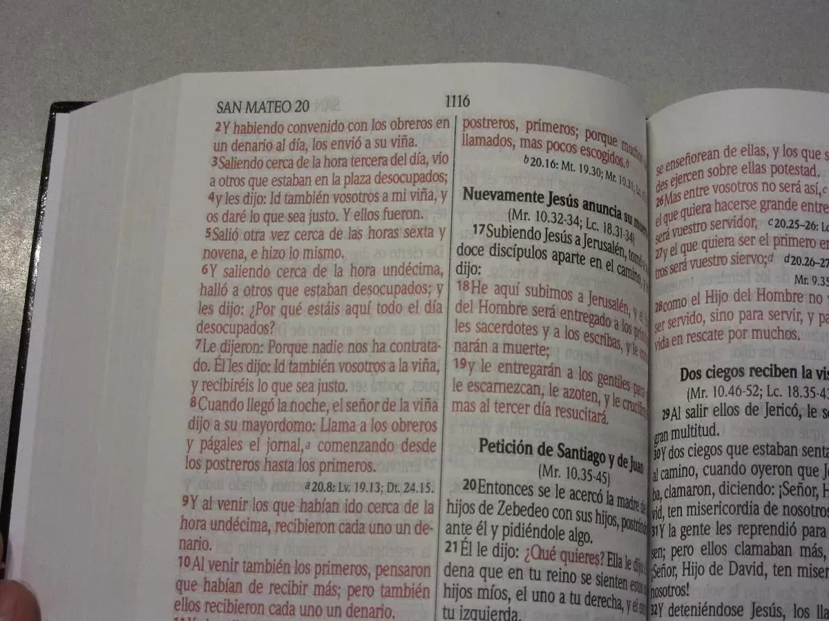 LIBRO SANTA BIBLIA REINA VALERA 1960. TAPA DURA /961-2