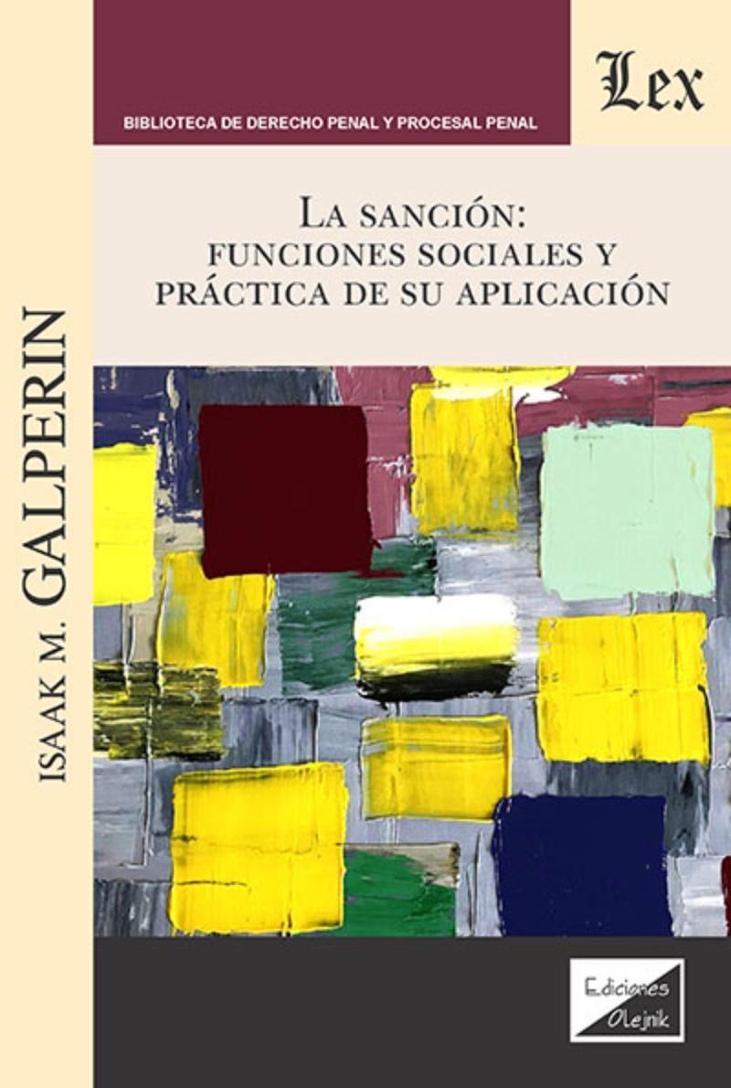 Sanción. Funciones Sociales Y Práctica De Su Aplicación | I-0