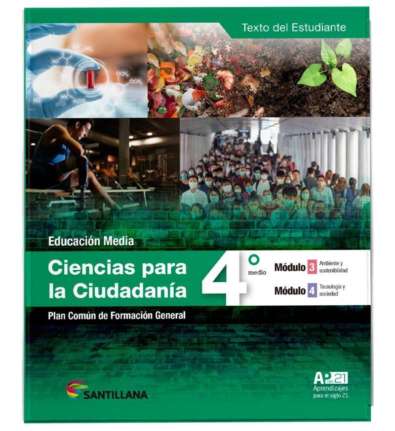 CIENCIAS PARA LA CIUDADANIA 4º MEDIO. Editorial: Santillana-0