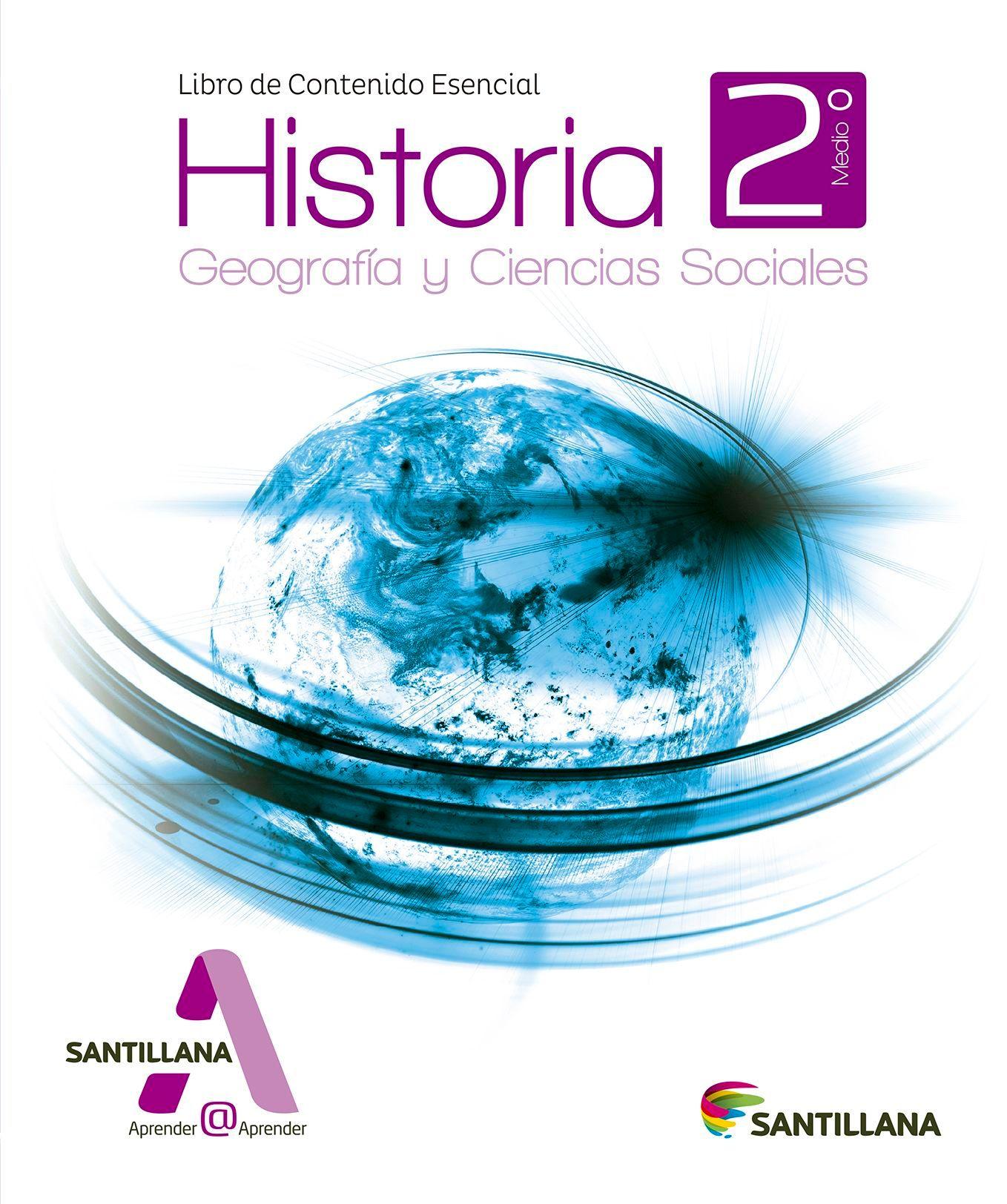 PACK HISTORIA, GEOGRAFIA Y CIENCIAS SOCIALES 2 MEDIO APRENDER @ APRENDER (LIBRO DE ESTUDIO + LIBRO-0