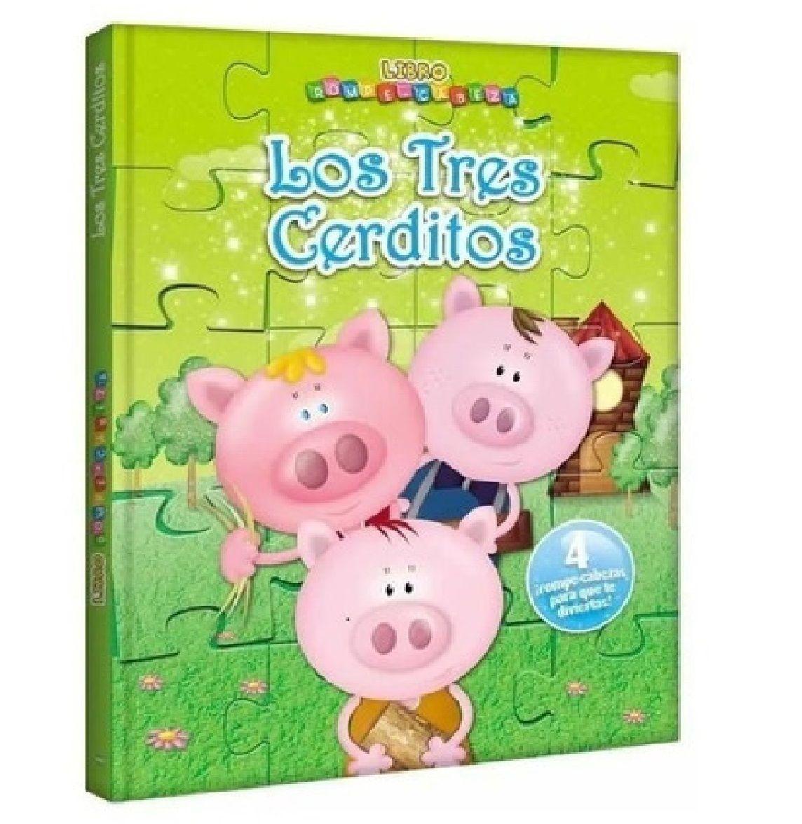 Los Tres Cerditos Rompecabezas De Cartón / Lexus-1