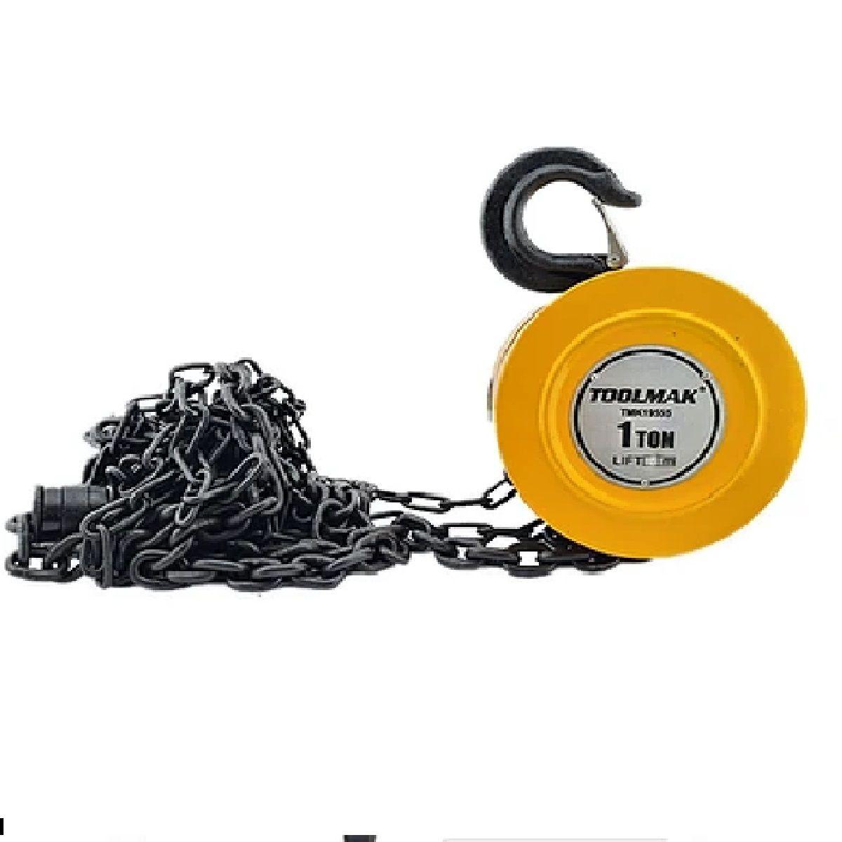 Tecle Con Cadena Manual 1 Tonelada 3 Metros Crownman-2