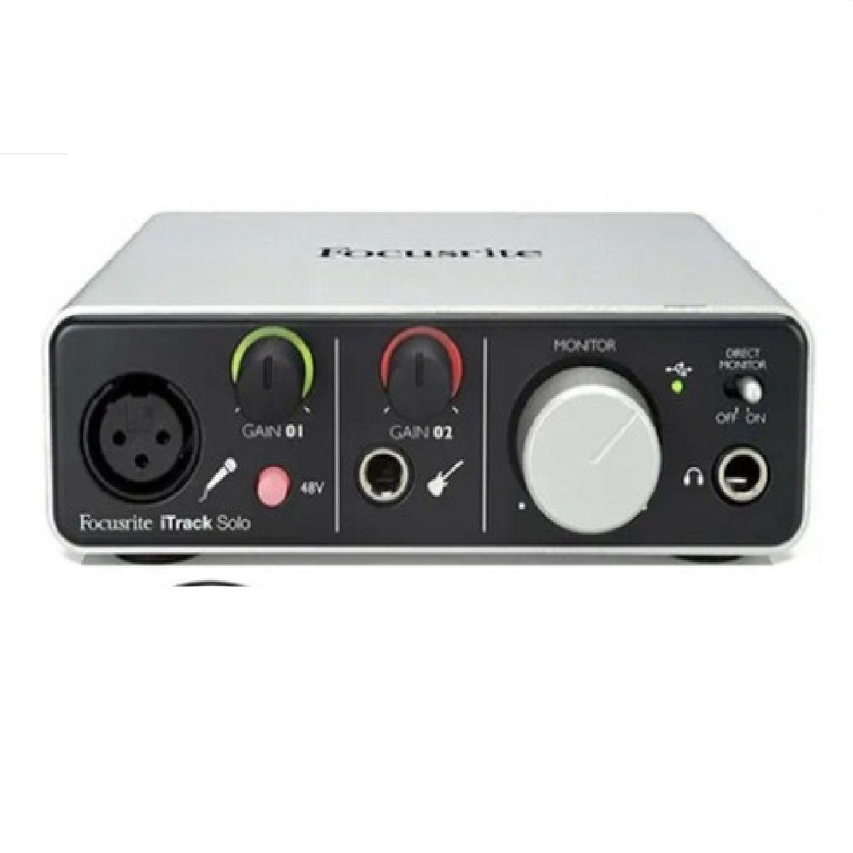 Interfaz De Audio Focusrite Itrack Solo Lightning Audio  B24-0
