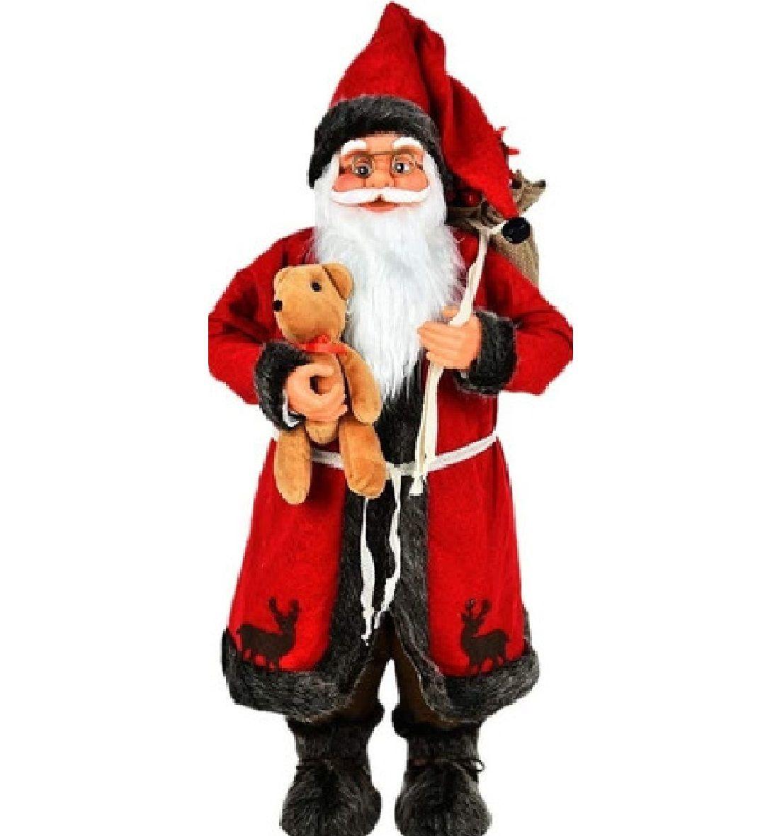 Hermoso Muñeco De Navidad, Viejo Pascuero 60cm Lujo, Mod 006-1