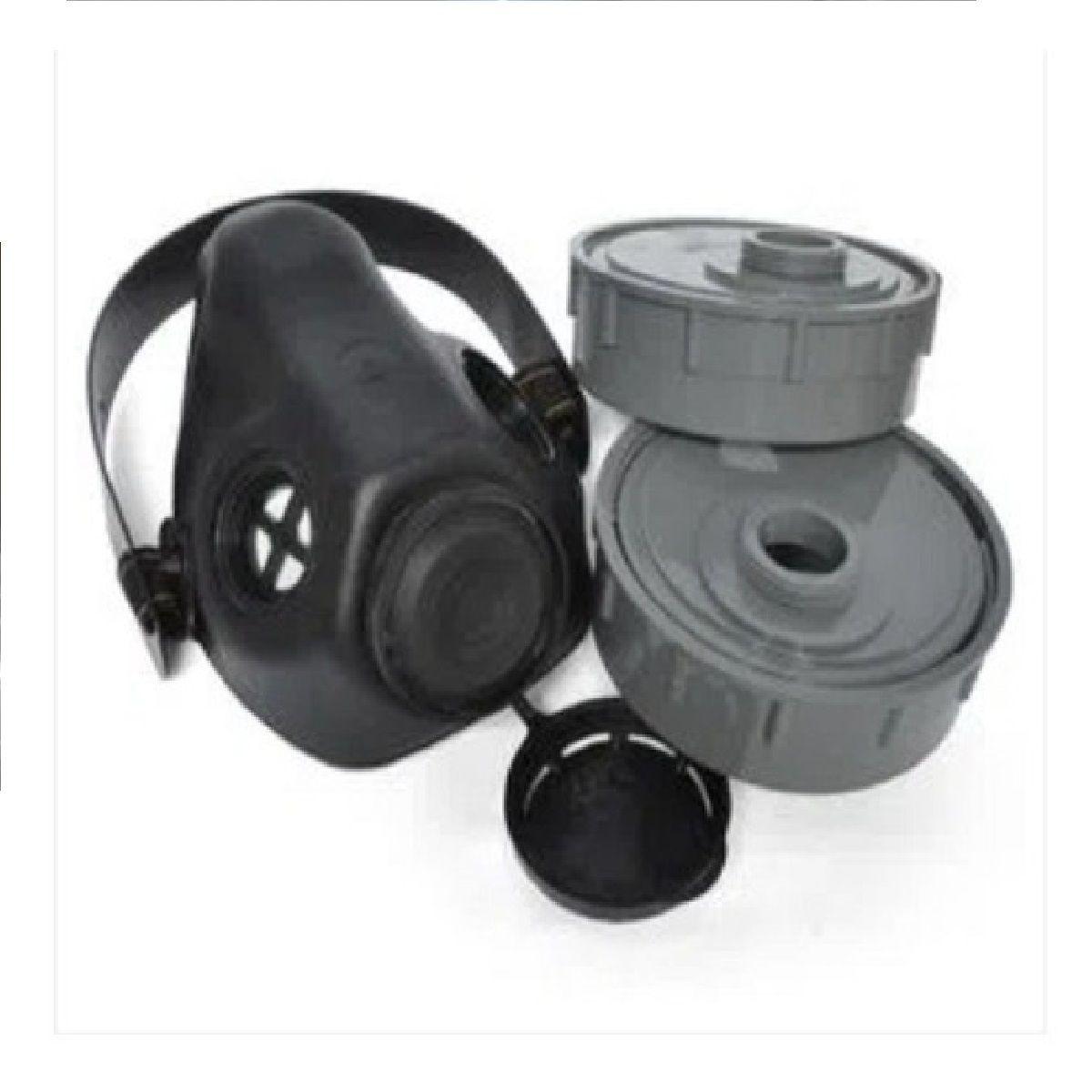 Máscara Respiratoria Medio Rostro (2 Vías) Parkson 2 Filtros-2