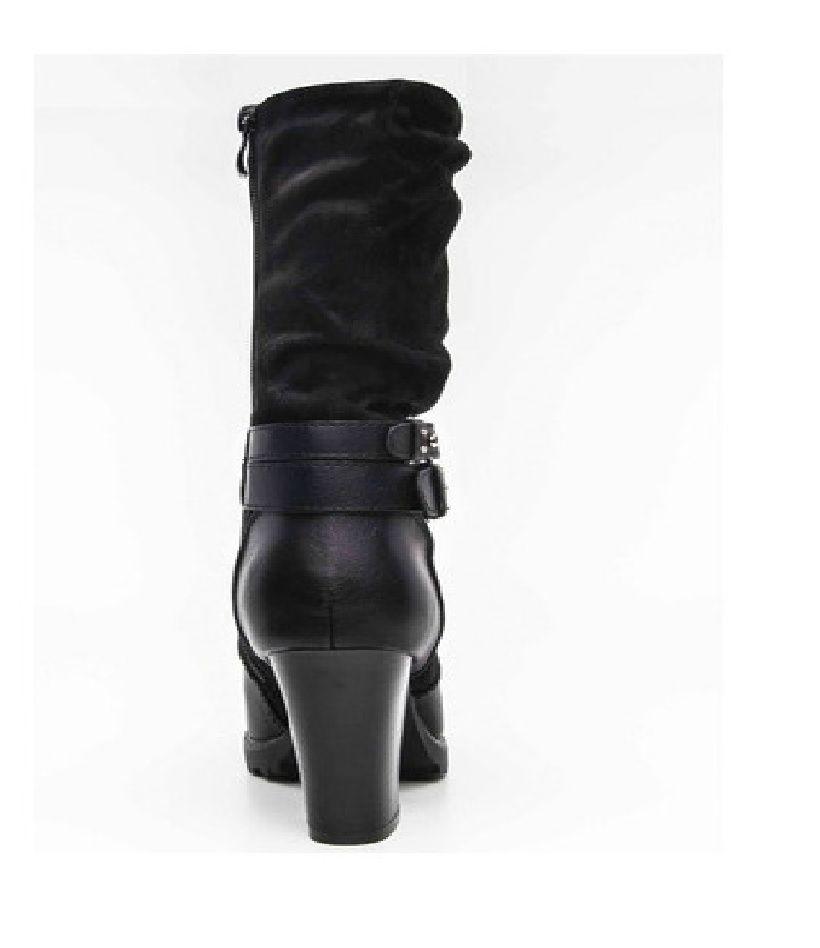 Botines Zapatos Botin Via Uno Lastro 12018404-1