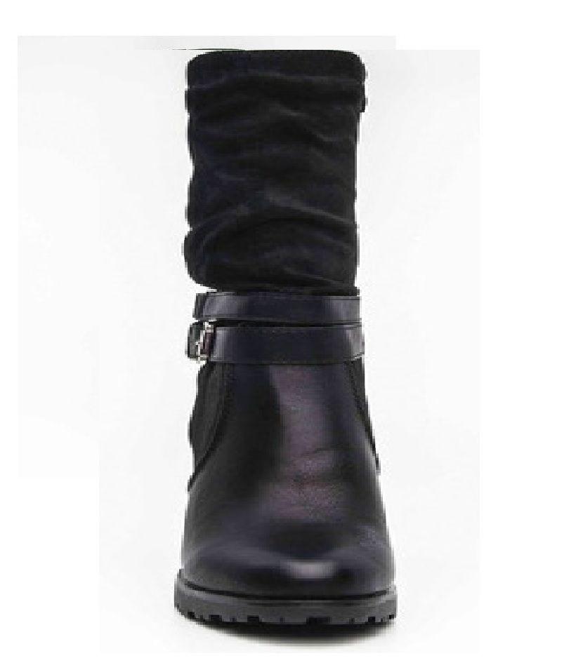 Botines Zapatos Botin Via Uno Lastro 12018404-7