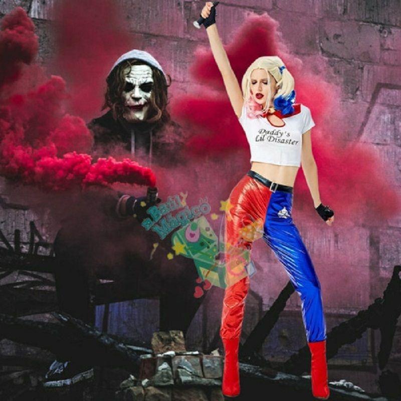 Disfraz Harley Q. Mujer, Quinn, Pantalon Largo cd: 22186-2
