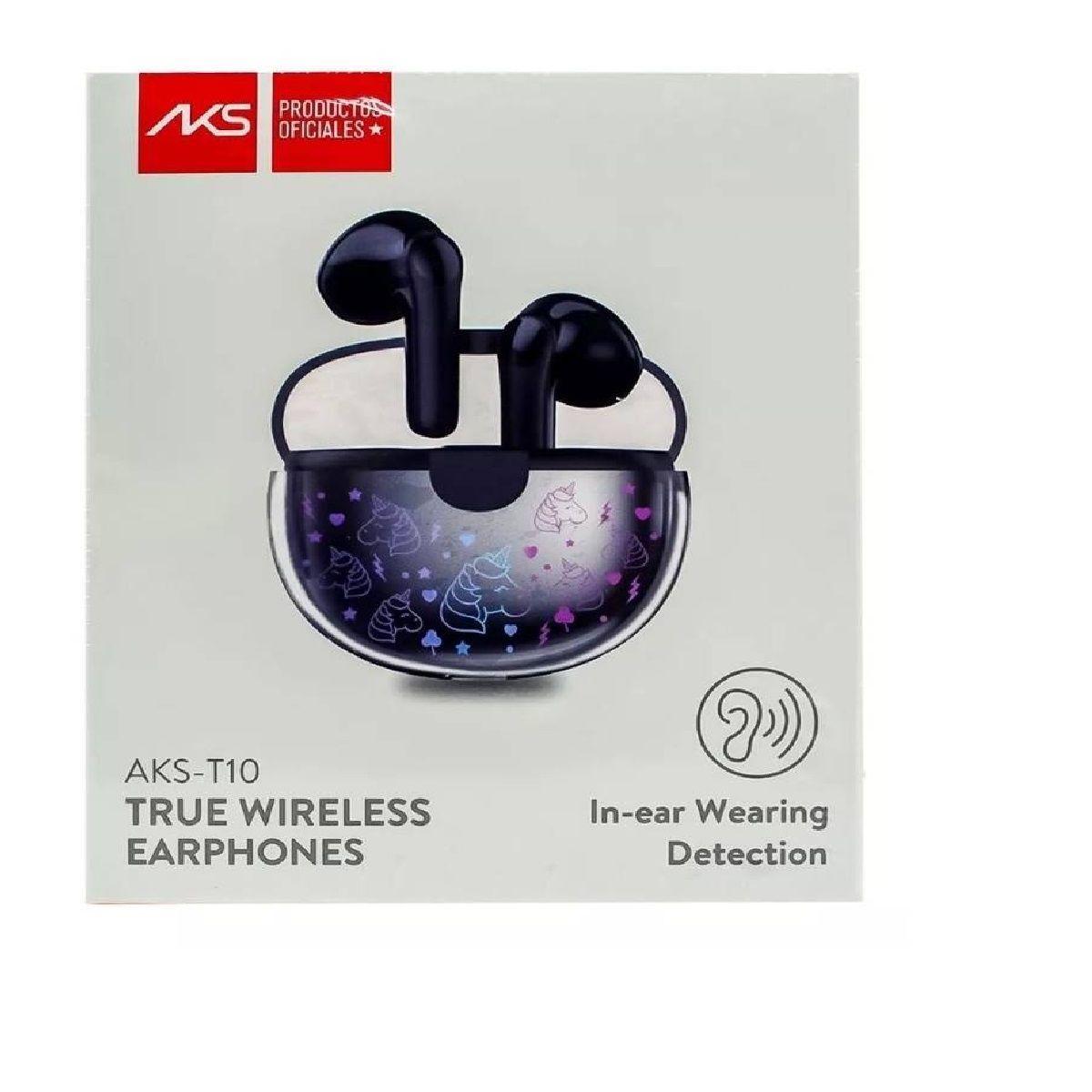 Audifonos Inalambricos Bluetooth AKST10 Rosa-2