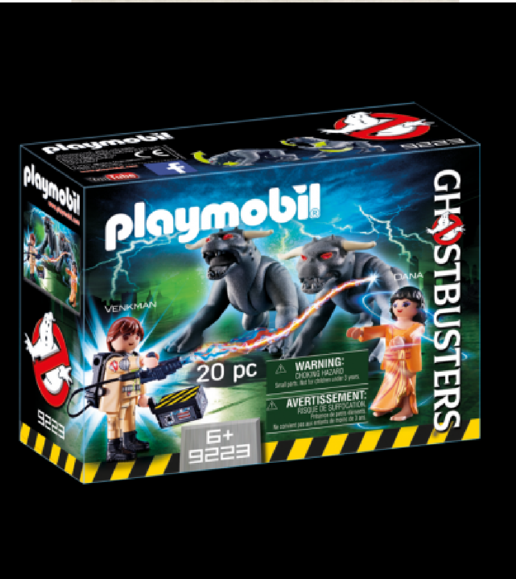 Playmobil Ghostbusters Venkman Dana Y Perros De Gozer J2-0
