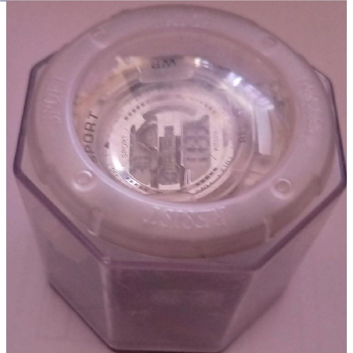 Reloj  Deportivo Blanco Transparente Resistente Agua-5